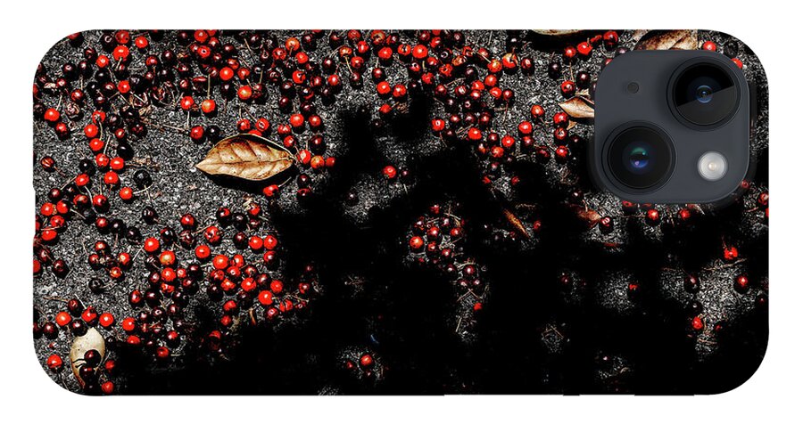 Shadow Berries iPhone 14 Case featuring the photograph Shadow Berries by Sharon Popek