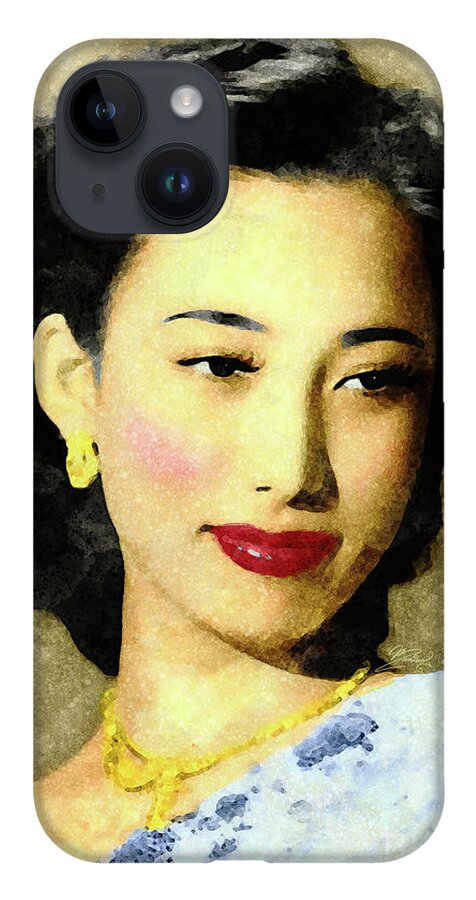 China iPhone 14 Case featuring the digital art Shangguan Yunzhu by Marisol VB