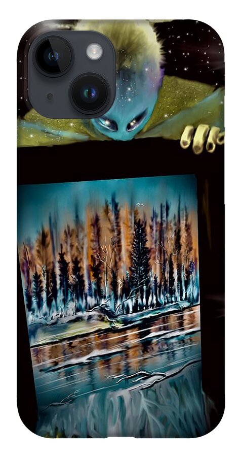 Water iPhone Case featuring the digital art Sharing the Water by Darren Cannell