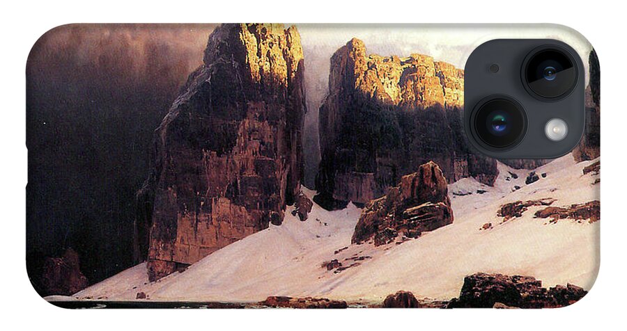 Shores iPhone 14 Case featuring the painting Shores of Oblivion by Eugen Bracht
