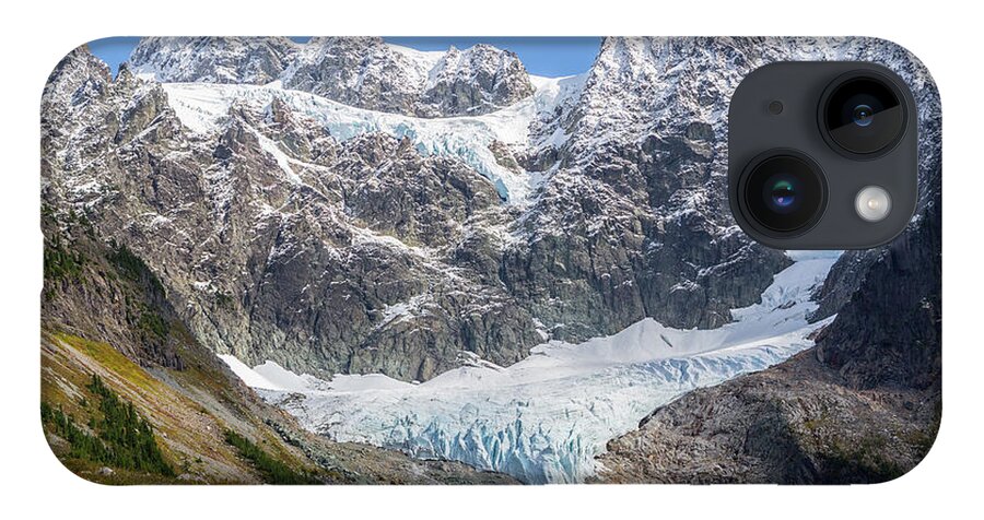 Mount Shuksan iPhone Case featuring the photograph Shuksan Glacier by Michael Rauwolf