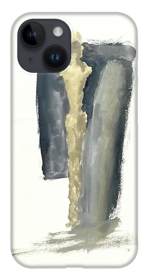 Silhouettes iPhone Case featuring the painting Silhouettes IV by David Euler