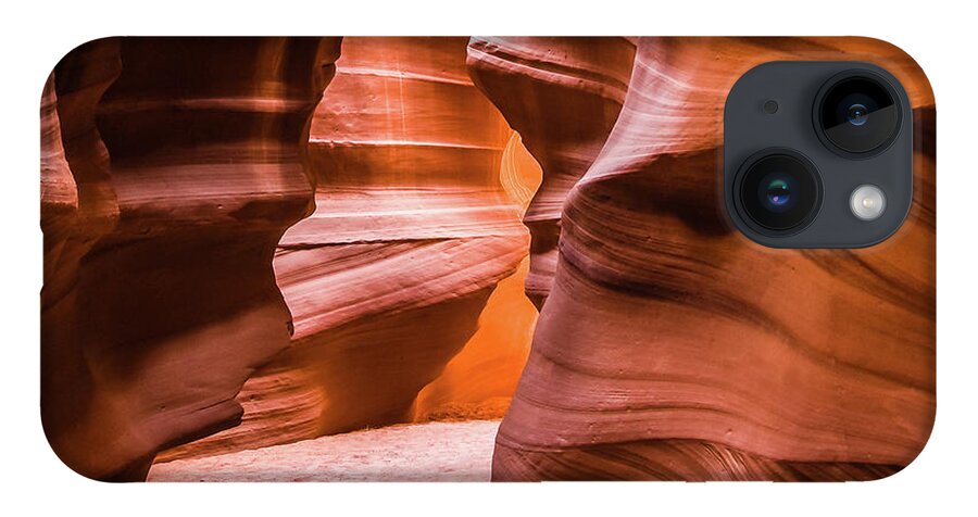 Antelope Canyon iPhone 14 Case featuring the photograph Slots 2 Antelope Canyon Arizona by Louis Dallara