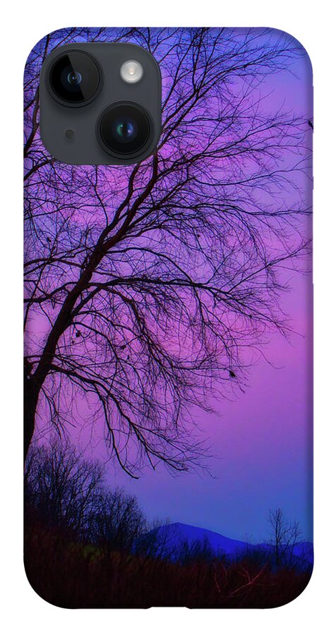Nature iPhone 14 Case featuring the photograph Smoky Mountain Dusk by Judy Cuddehe