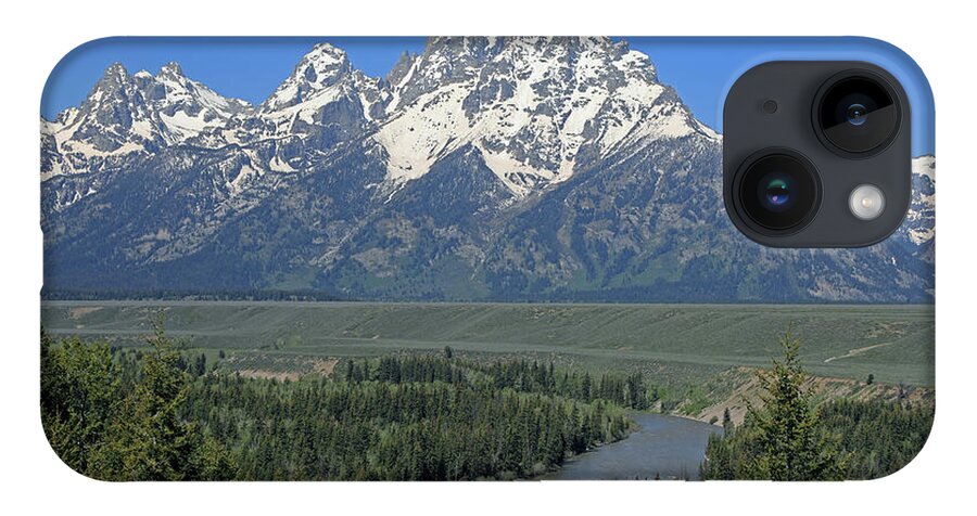 Snake River Overlook iPhone Case featuring the photograph Grand Teton NP - Snake River Overlook by Richard Krebs