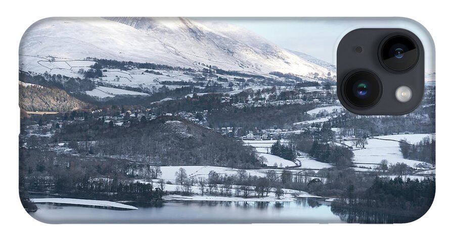Photographer iPhone Case featuring the photograph Snow covered mountains, the Lake District by Perry Rodriguez