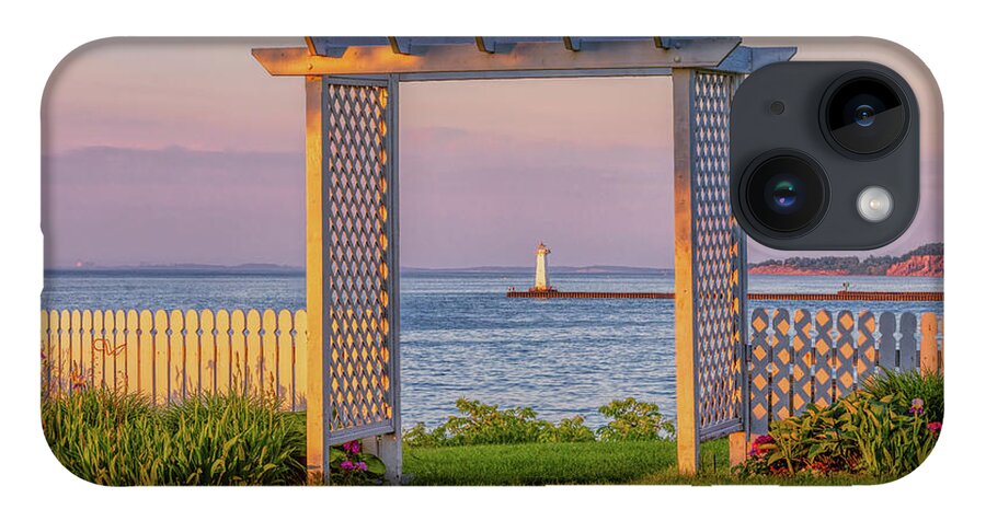 Sodus Point Lighthouse iPhone 14 Case featuring the photograph Sodus Point Lighthouse View by Rod Best
