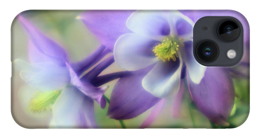 Flowers iPhone 14 Case featuring the photograph Soft Columbines by Bob Falcone