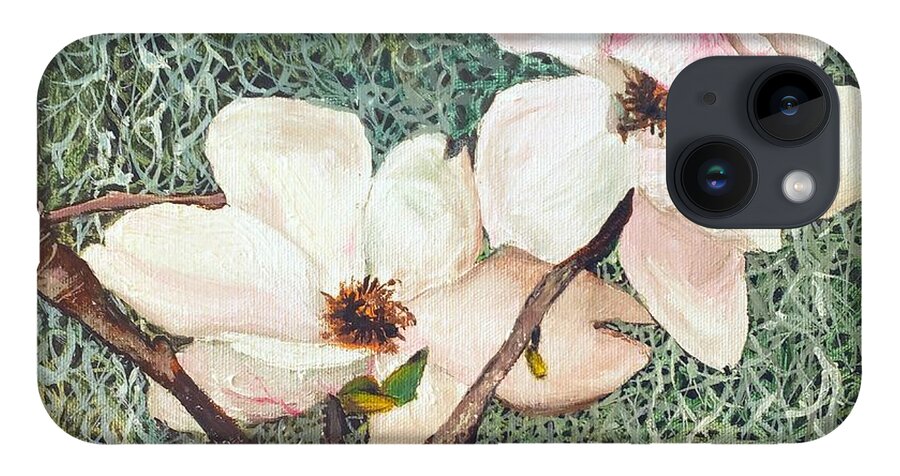 South iPhone Case featuring the painting Southern Dogwood by Merana Cadorette