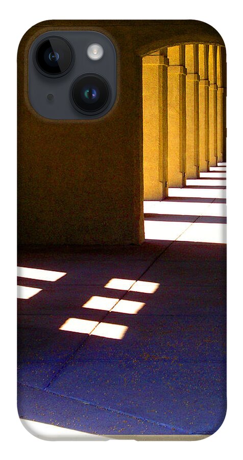 Architecture iPhone 14 Case featuring the photograph Spanish Arches Light Shadow by Patrick Malon