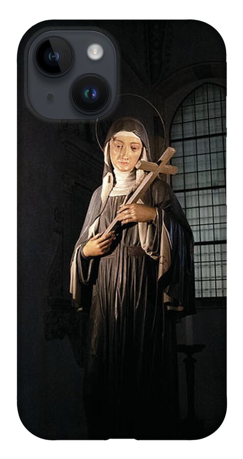 Santa Maria Delle Grazie iPhone 14 Case featuring the photograph Spotlight on Saint Rita by Michael Gerbino
