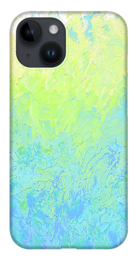 Spring iPhone 14 Case featuring the painting Spring Morning by Linda Bailey