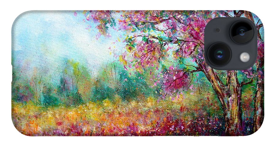 Landscape iPhone Case featuring the painting Spring by Natalie Holland
