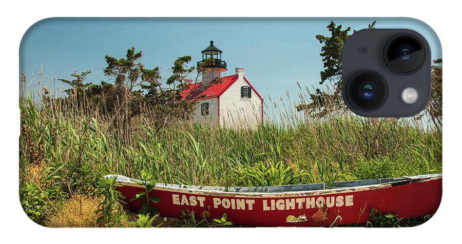 Lighthouse iPhone 14 Case featuring the photograph Springtime at East Point Lighthouse by Kristia Adams