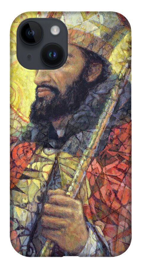 Saint iPhone Case featuring the painting St. Augustine by Cameron Smith