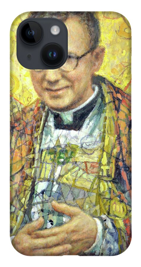 Saint iPhone Case featuring the painting St. Jose Maria Escriva by Cameron Smith
