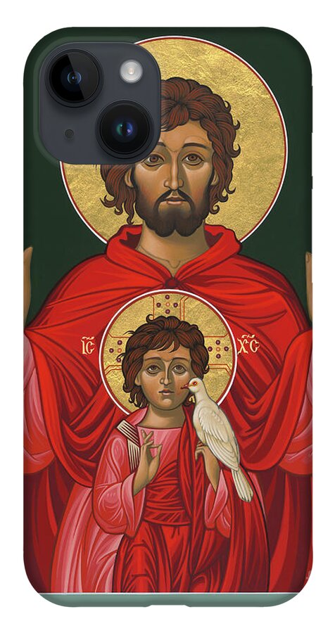 St. Joseph Shadow Of The Father iPhone 14 Case featuring the painting St. Joseph Shadow of the Father 039 by William Hart McNichols
