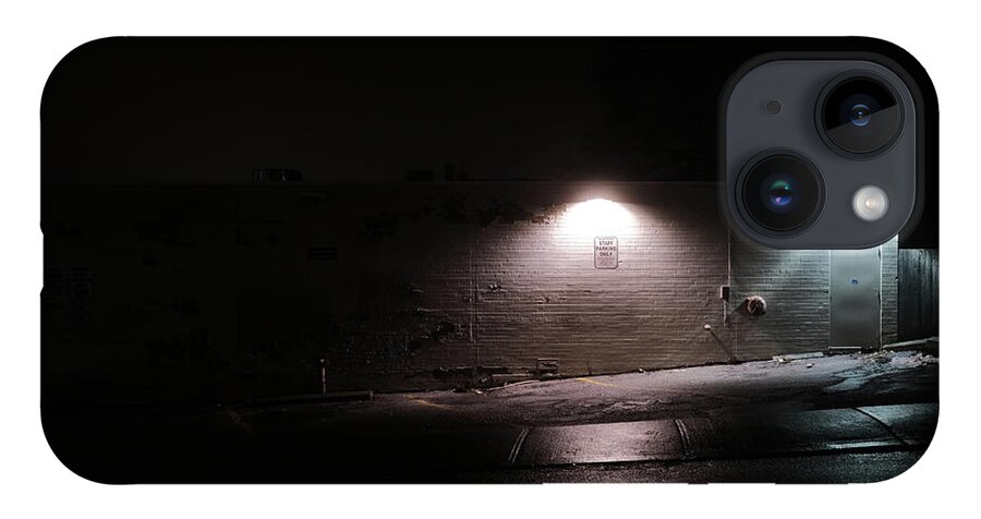 Night iPhone 14 Case featuring the photograph Staff Parking by Kreddible Trout