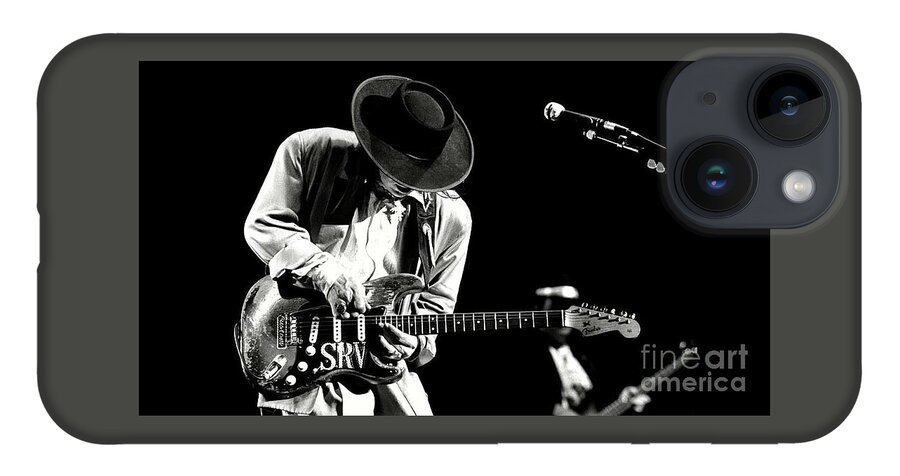 Stevie Ray Vaughan iPhone Case featuring the photograph Stevie Ray Vaughan in concert by Action