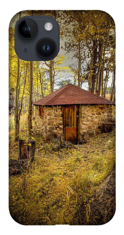 Colorado iPhone 14 Case featuring the photograph Stone Hut by Kevin Schwalbe
