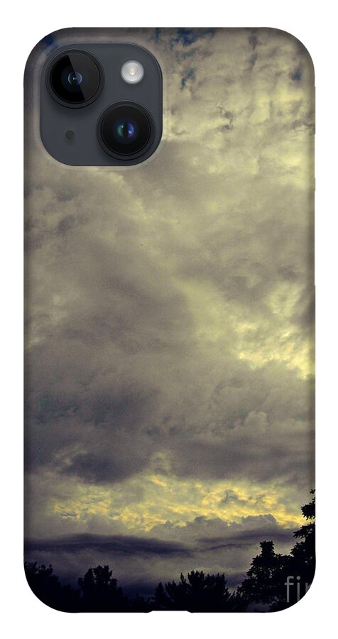 Weather iPhone 14 Case featuring the photograph Storm Cloud Beauty by Frank J Casella