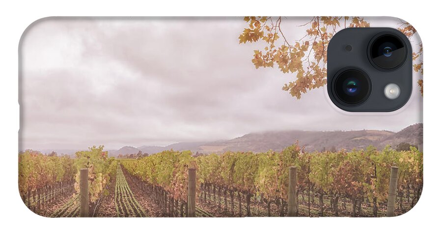 Season iPhone 14 Case featuring the photograph Storm Over Vines by Jonathan Nguyen