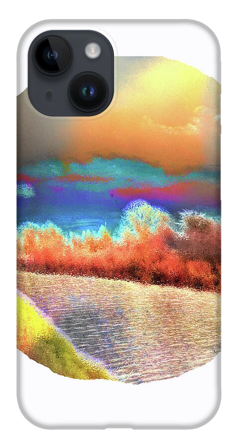 Sublime iPhone 14 Case featuring the photograph Sublime Light Circular Landscape by Itsonlythemoon -