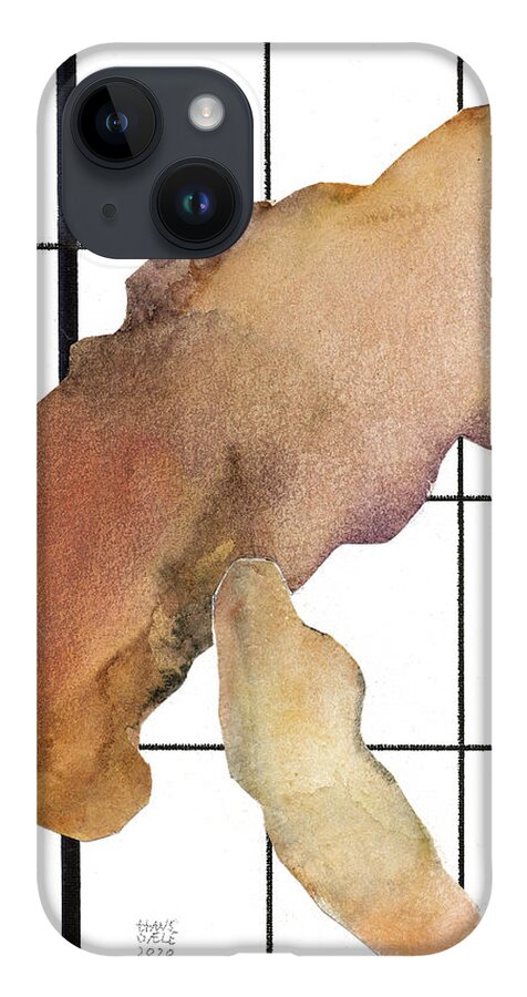 Cut Outs iPhone 14 Case featuring the mixed media Suckling by Hans Egil Saele