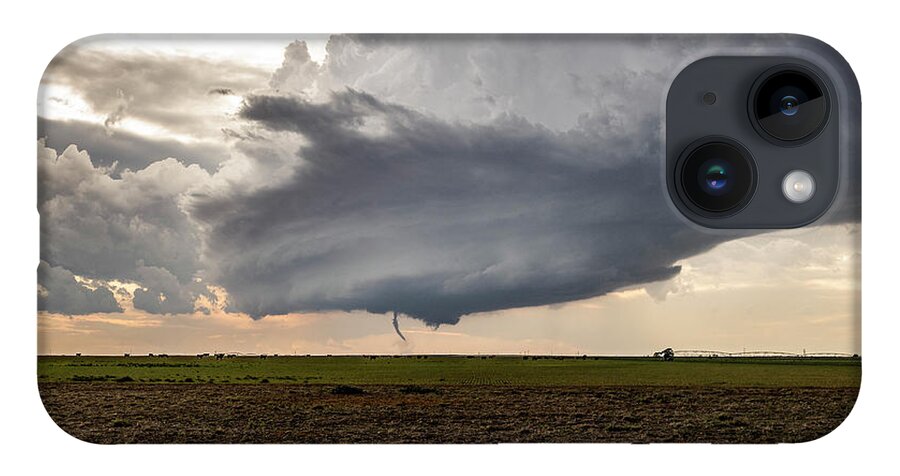 Tornado iPhone 14 Case featuring the photograph Sudan, TX Tornado by Marcus Hustedde