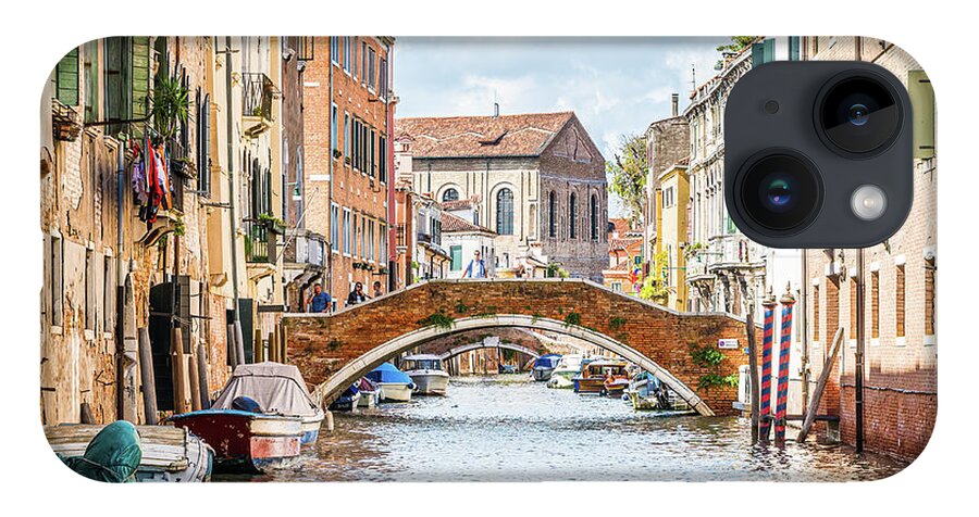 Italy Photography iPhone 14 Case featuring the photograph Summer in Venice by Marla Brown