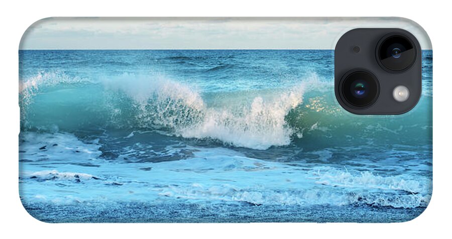 Wave iPhone 14 Case featuring the photograph Summer Surf Ocean Wave by Laura Fasulo