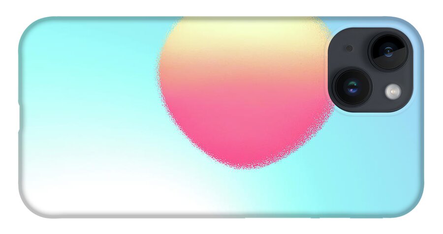 Sun iPhone 14 Case featuring the digital art Sun Balloon by Kathleen Illes