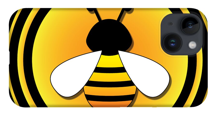 Honey Bee iPhone 14 Case featuring the digital art Sun Bee by Pelo Blanco Photo