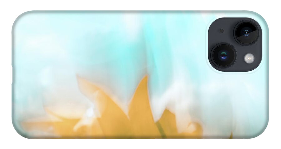 Abstract iPhone 14 Case featuring the photograph Sunflower Peak by Ada Weyland