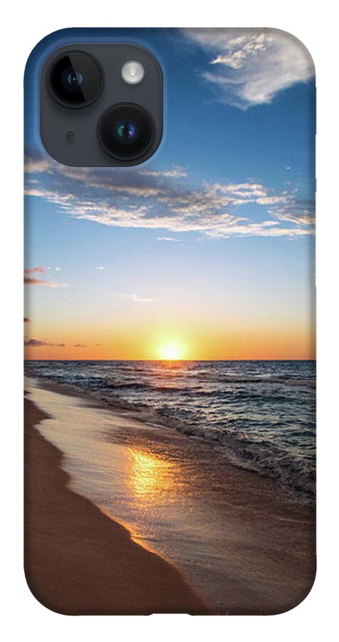 Sun iPhone Case featuring the photograph Sunrise on Opal Beach, Pensacola Beach, Florida by Beachtown Views
