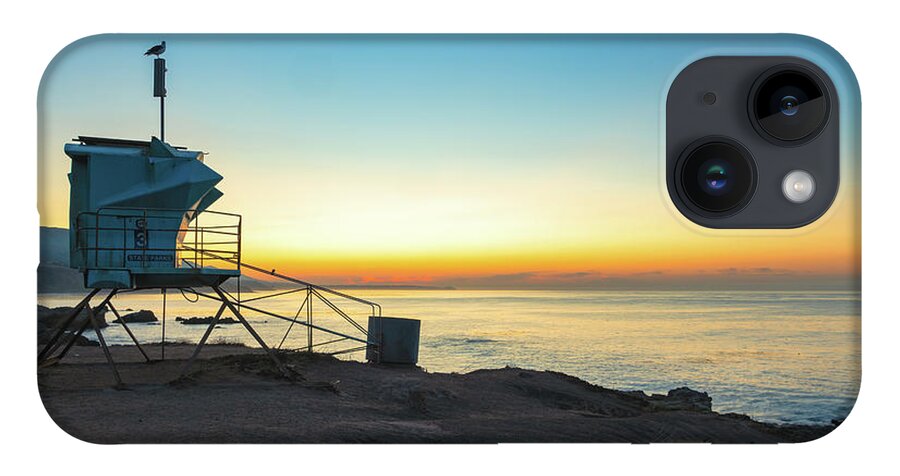 Beach iPhone 14 Case featuring the photograph Sunrise View from the Top of Leo Carrillo State Beach by Matthew DeGrushe