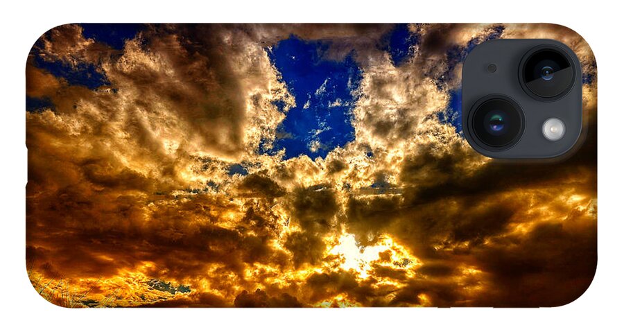 Sunset iPhone 14 Case featuring the photograph Sunset Clouds by Dave Zumsteg