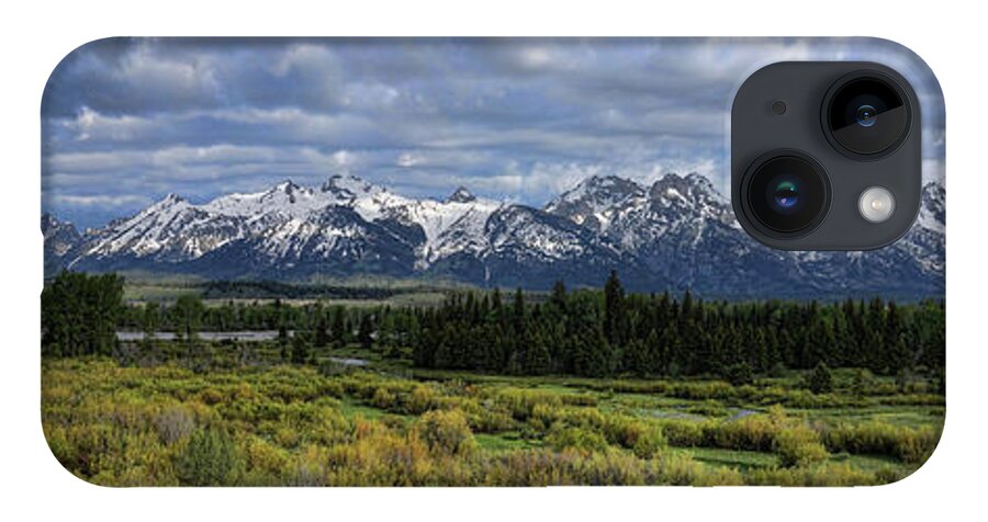 Teton iPhone 14 Case featuring the photograph Teton Panorama by David Armstrong