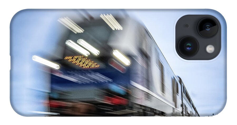 Amtrak iPhone Case featuring the photograph The Amtrak Pacific Surfliner is On Time by David Levin