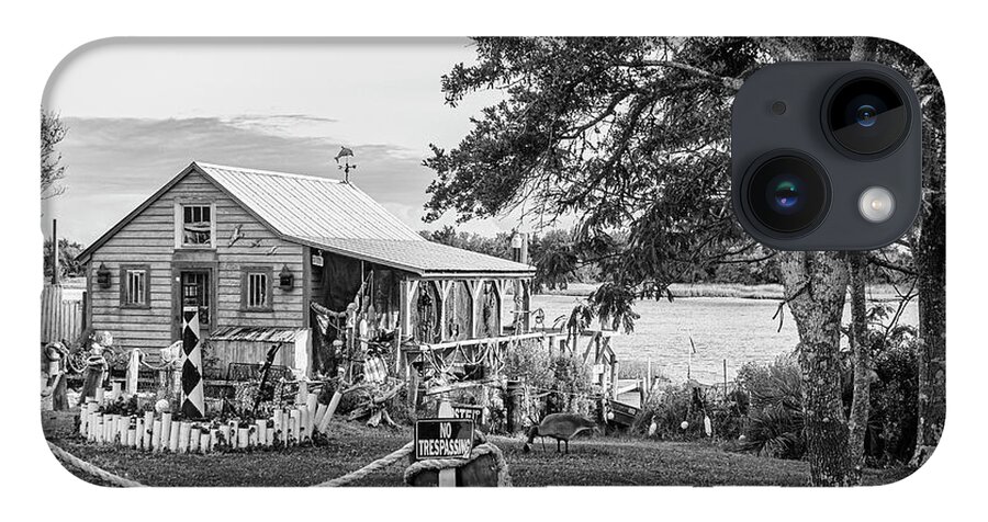 Fish House iPhone Case featuring the photograph The Beaufort North Carolina Fish House on Taylor's Creek by Bob Decker