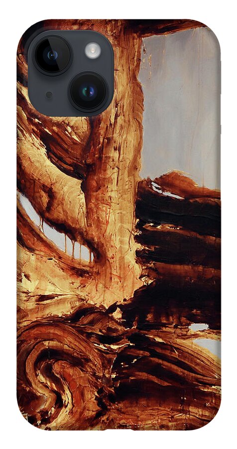 Roots iPhone Case featuring the painting The Bidirectional Doorway by Sv Bell