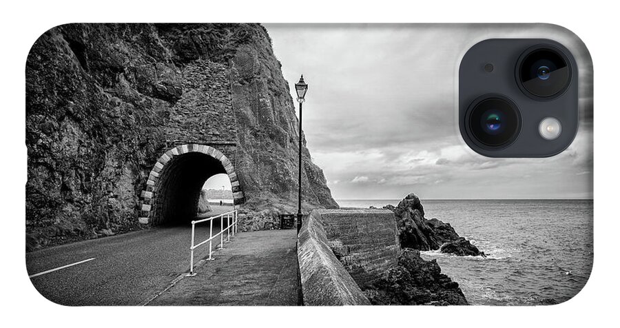Black iPhone 14 Case featuring the photograph The Black Arch by Nigel R Bell