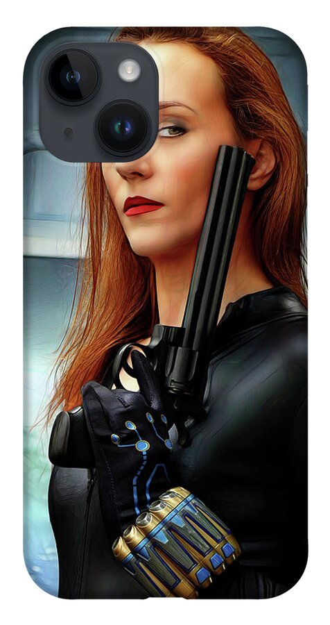 Black Widow iPhone Case featuring the photograph The Black Widow Maker by Jon Volden
