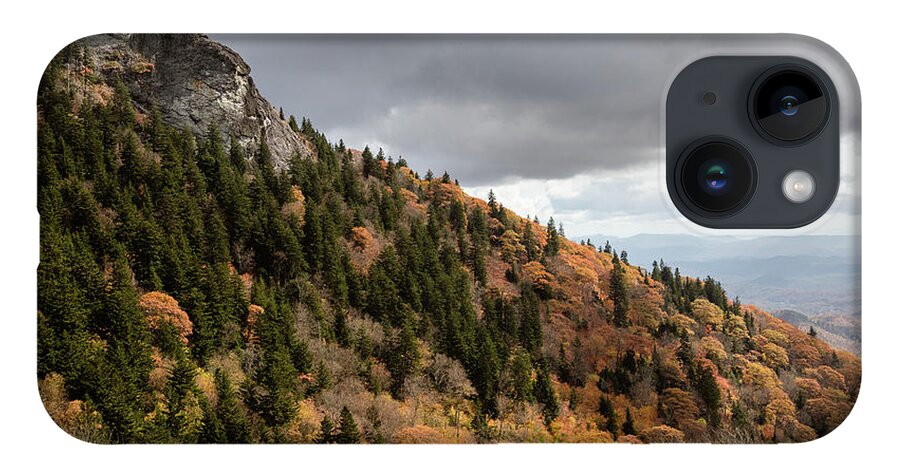 Blue Ridge Parkway iPhone 14 Case featuring the photograph The Devils Courthouse on the Blue Ridge Parkway by Joni Eskridge