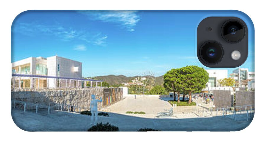 Brentwood iPhone 14 Case featuring the photograph The Getty Center in Los Angeles by David Levin