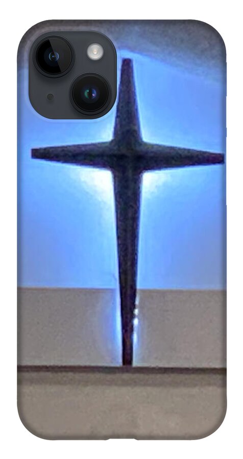 Cross iPhone 14 Case featuring the photograph The Glow of Peace by Lee Darnell
