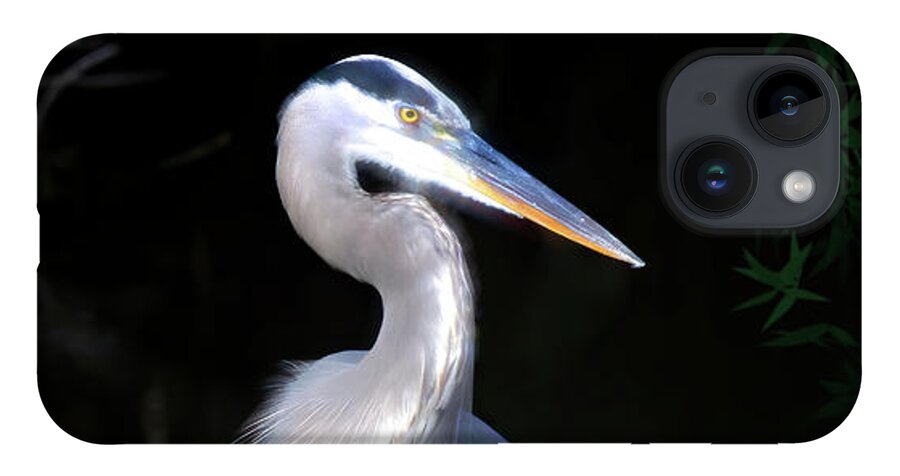 Great Blue Heron iPhone 14 Case featuring the photograph The Great Heron by Mark Andrew Thomas