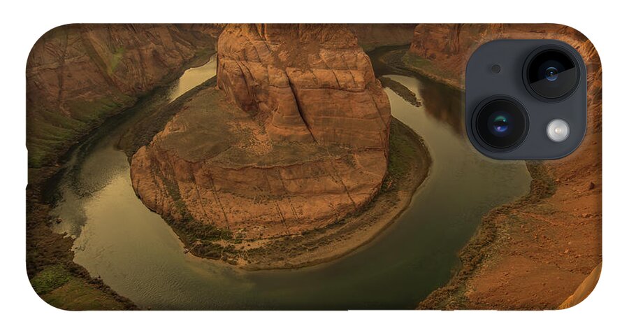 Horseshoe Bend iPhone 14 Case featuring the photograph The Horseshoe by Jerry Cahill