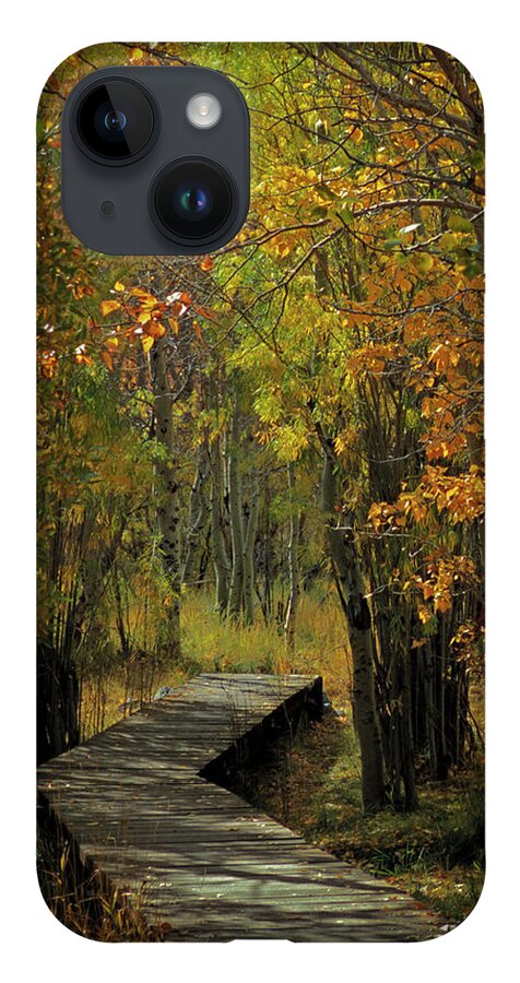 Convict Lake iPhone 14 Case featuring the photograph The Last Step, Convict Lake, Eastern Sierra, California by Bonnie Colgan