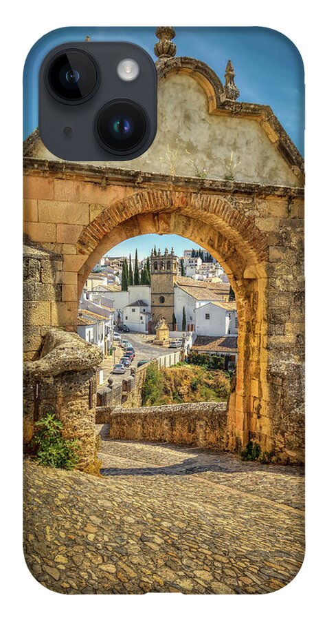 Ronda iPhone 14 Case featuring the photograph The main gate of Ronda by Micah Offman